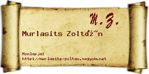 Murlasits Zoltán névjegykártya